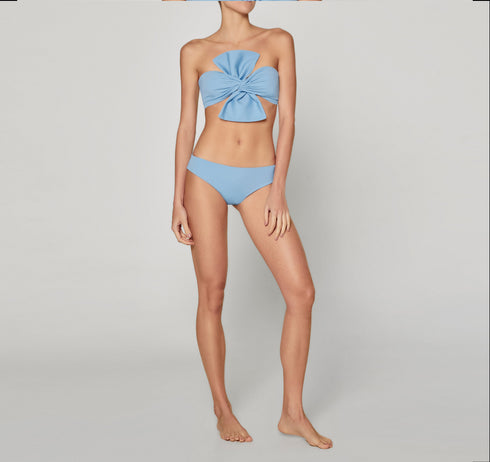 Sunset Waves Bottom / Blue Sky- Mocha